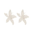 BIG SEA STAR EARRINGS SILVER